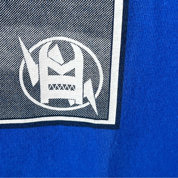 Imking Mens Large Blue Graphic Baseball I’m King Or Die We The Leaders Shirt - Picture 4 of 9